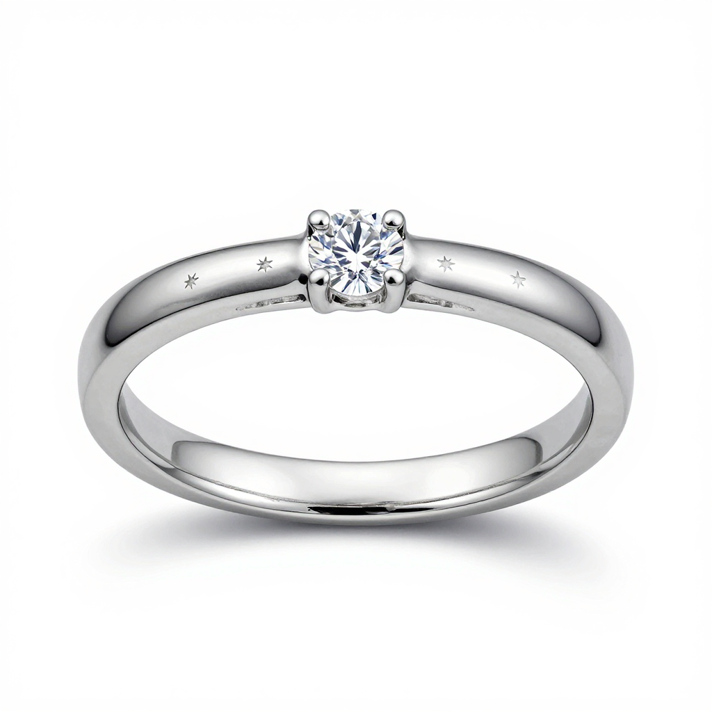 Celestial Solitaire Ring