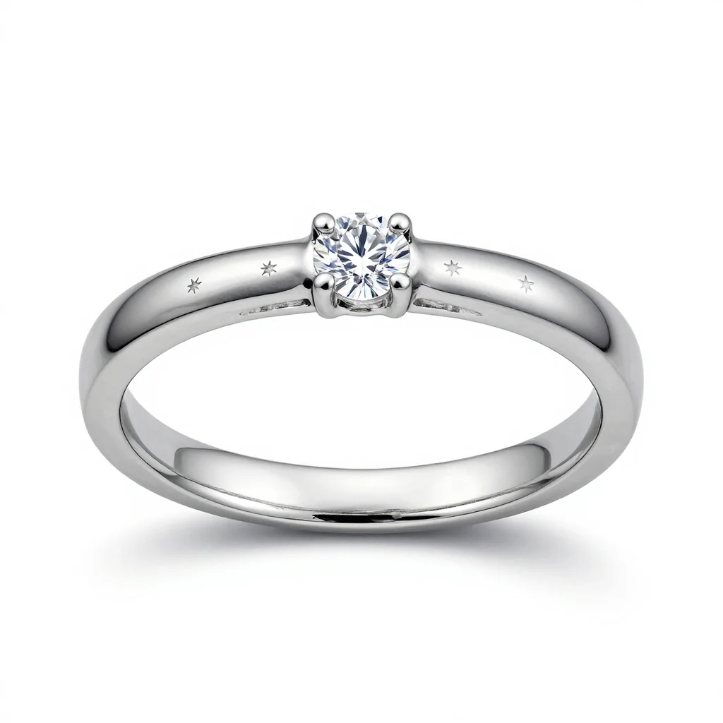 Celestial Solitaire Ring