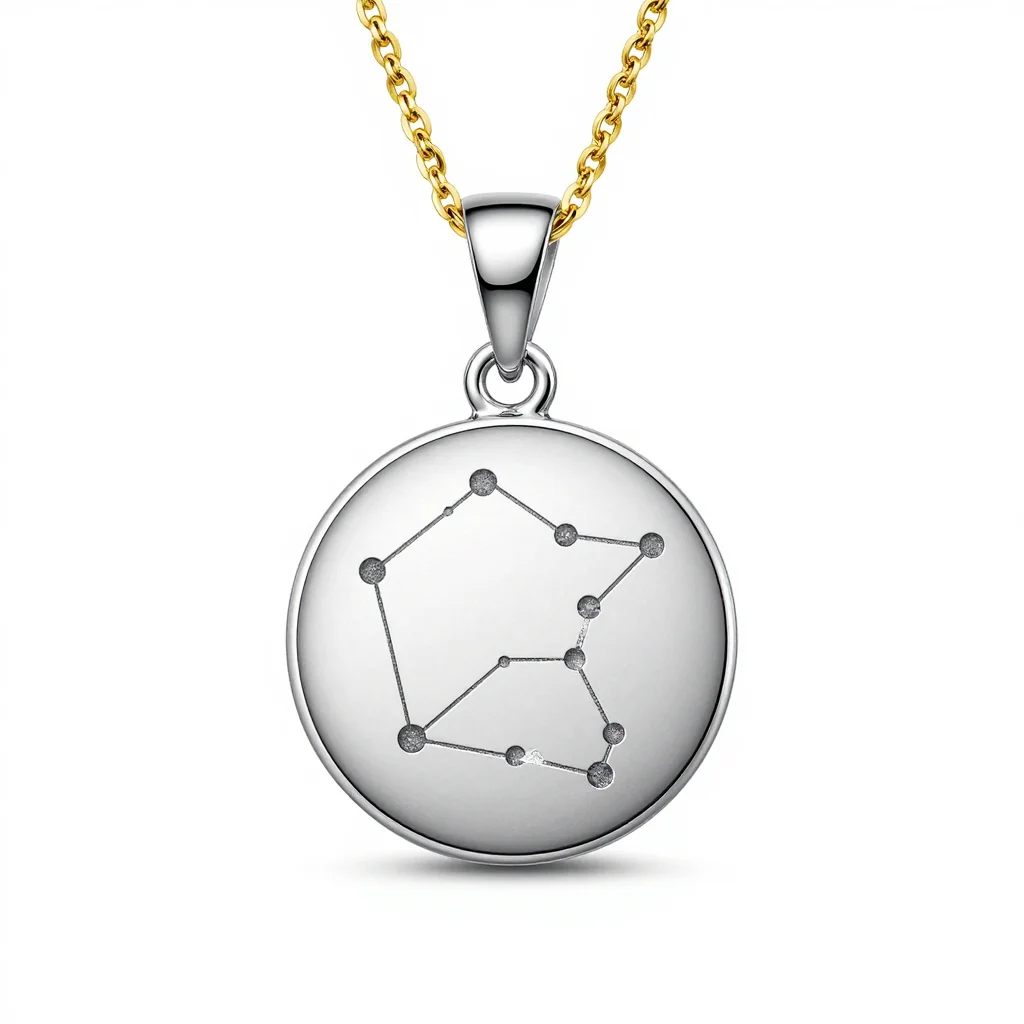 Celestial Union Engraved Pendant