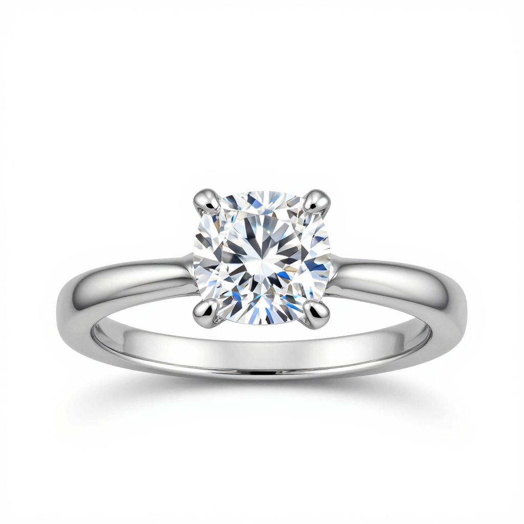 Modern Square Diamond Ring