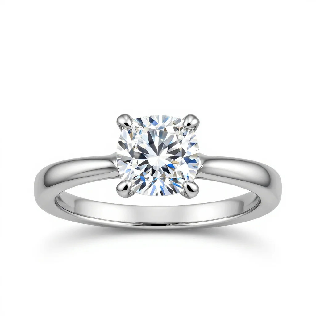 Modern Square Diamond Ring