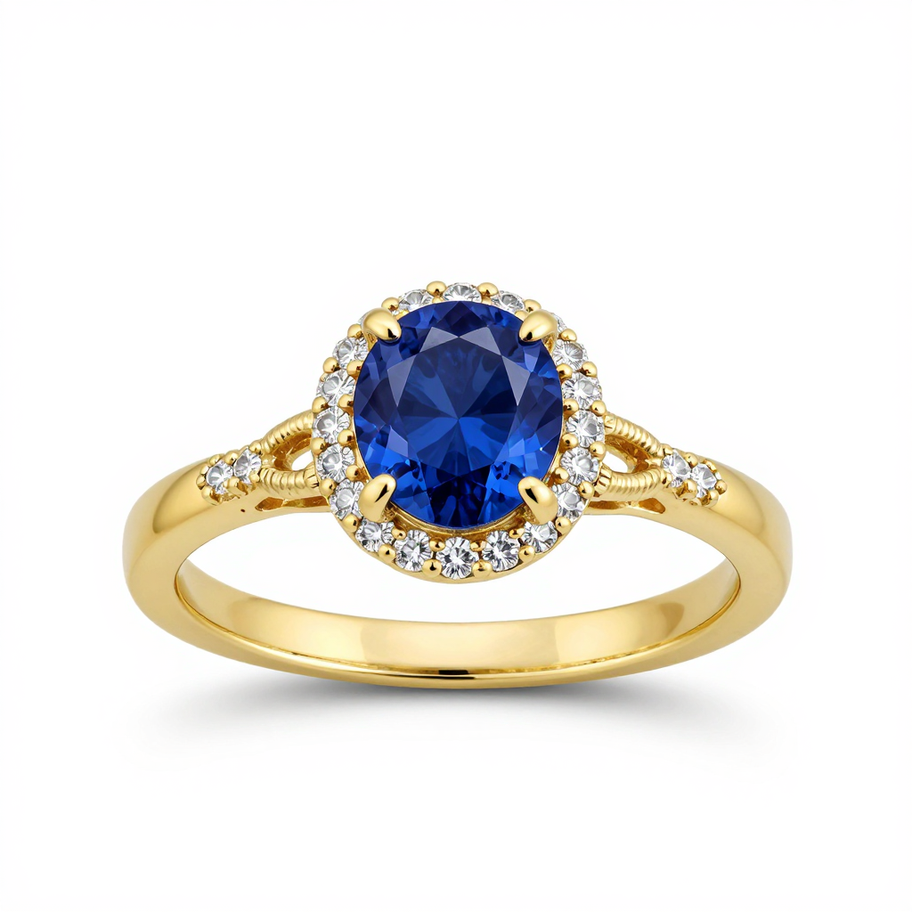 Vintage Sapphire Engagement Ring