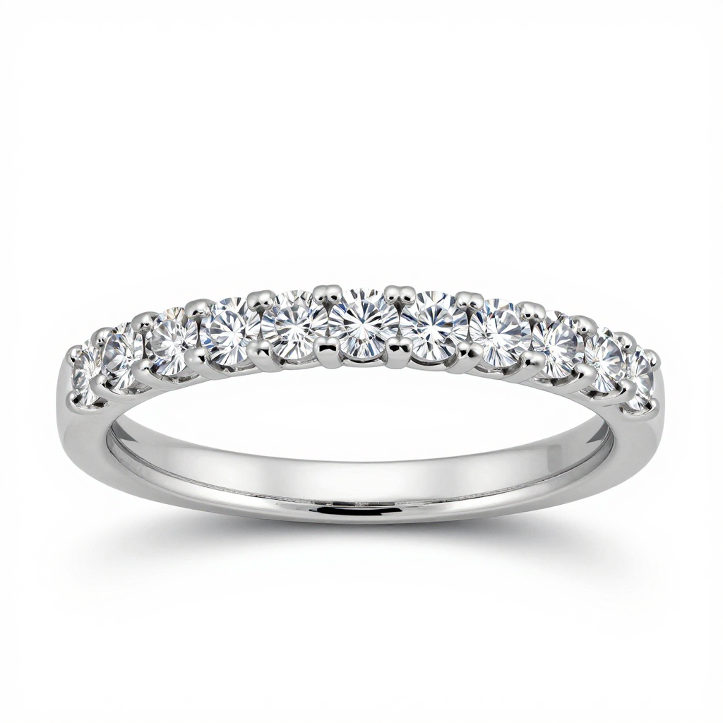 Double Diamond Band Ring