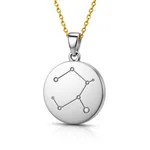 Celestial Union Engraved Pendant - 2