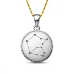 Celestial Union Engraved Pendant - 1