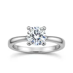 Modern Square Diamond Ring - 1