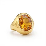 Golden Hour Ring in 18k Yellow Gold with Citrine Gemstone - 2