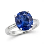 Cushion Cut Sapphire Engagement Ring - 2