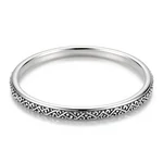Silver Filigree Bangle - 1