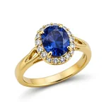 Vintage Sapphire Engagement Ring - 2