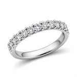 Double Diamond Band Ring - 2
