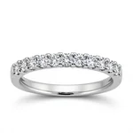 Double Diamond Band Ring - 1