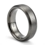 Titanium Infinity Symbol Wedding Band for Men and Women in Industrial Style - 1